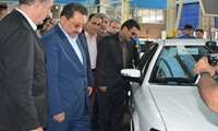 گزارش تصویری 2 بازدید وزیر صمت از کارخانه خودروسازی شهرستان صحنه: